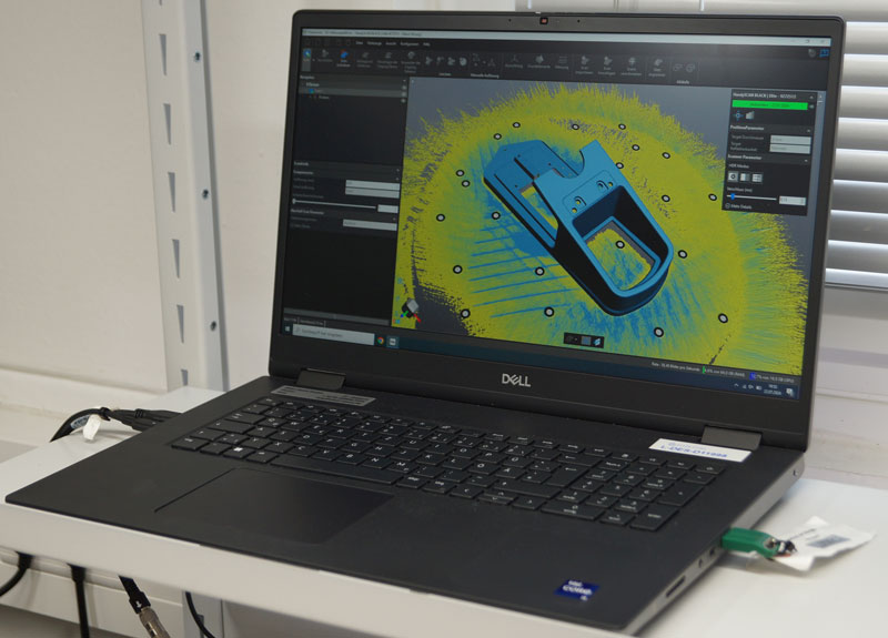 3D-Scanningsoftware von Creaform ist in die 3D-Messtechniklösungen integriert