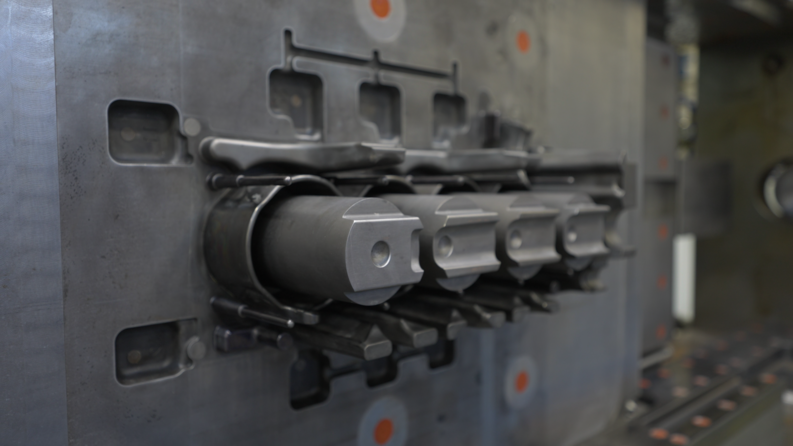 Critical cavity features with intricate details that were challenging to inspect with the CMM