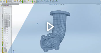 Reverse engineering with VXmodel and Solidworks