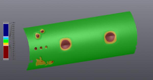 3Dスキャナーを活用した石油・ガス産業向けNDTパイプライン検査その１